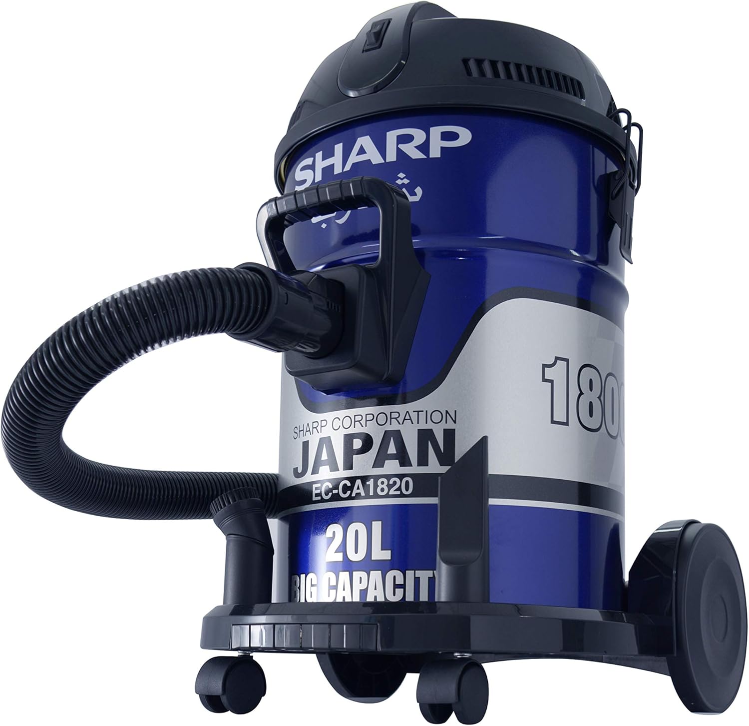 Sharp 20L 1800W Drum/Barrel 100% Copper Motor Vacuum Cleaner Sharp 20L 1800W Drum/Barrel 100% Copper Motor Vacuum Cleaner